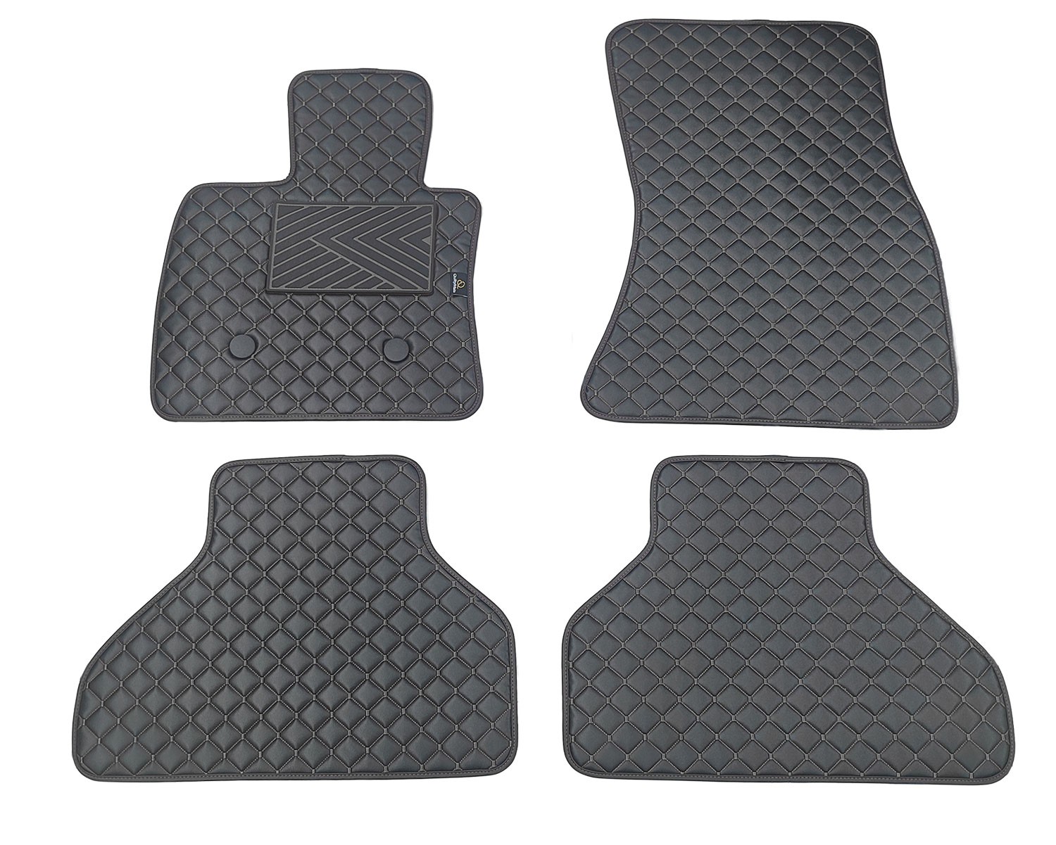 Kilimėliai QuiltyMats BMW X5 2013-2018 (F15) (4 vnt.), Black-Black /11-14 Automobiliniai kilimėliai Kilimėliai QuiltyMats BMW X5 2013-2018 (F15) (4 vnt.), Black-Black /11-14 Automobiliniai kilimėliai
