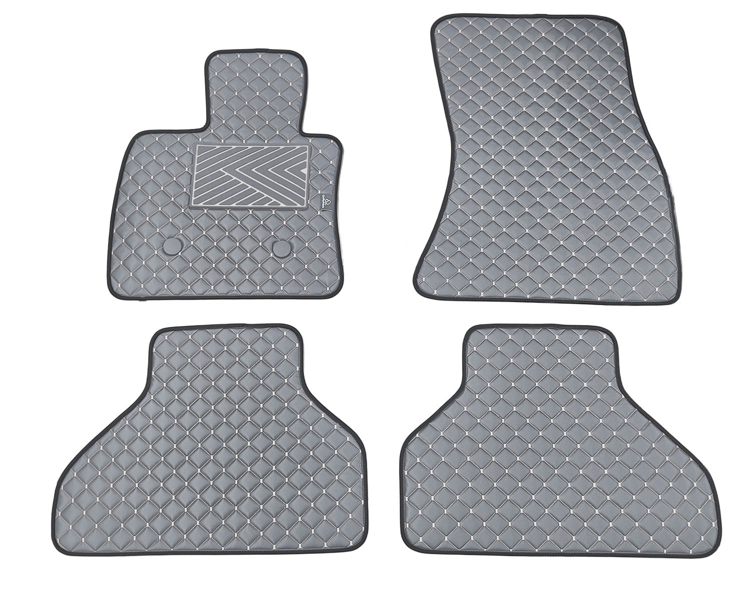  Kilimėliai QuiltyMats BMW X5 2013-2018 (F15) (4 vnt.), D.Gray-Gray /33-14 Automobiliniai kilimėliai