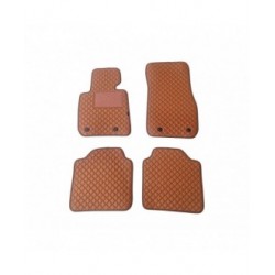 Kilimėliai QuiltyMats BMW 3 ser. 2014-2020 (GT F34) (4 vnt.), Brown-Brown /55-14