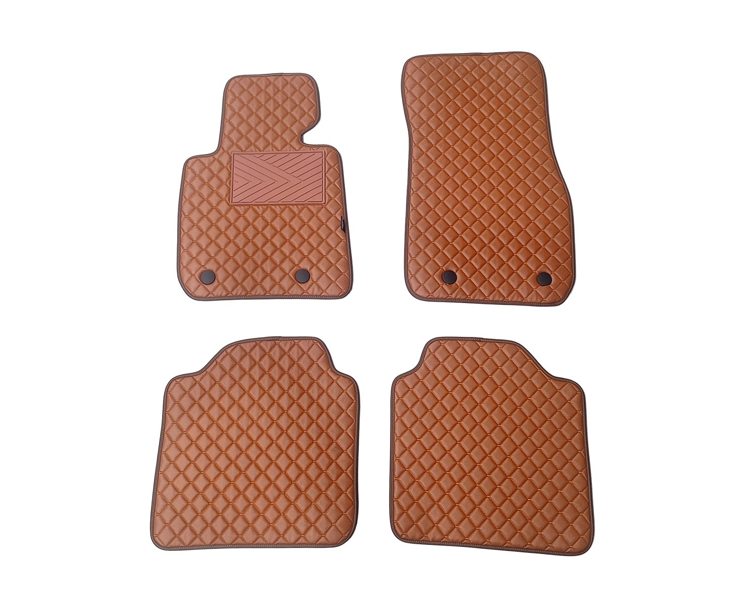  Kilimėliai QuiltyMats BMW 3 ser. 2014-2020 (GT F34) (4 vnt.), Brown-Brown /55-14 Automobiliniai kilimėliai