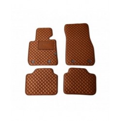Kilimėliai QuiltyMats BMW 3 ser. 2019- (G20/G21) (4 vnt.), Brown-Brown /55-14