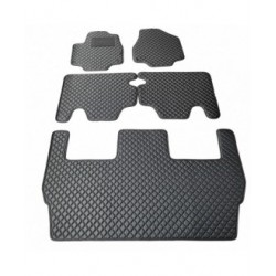 Kilimėliai QuiltyMats CHRYSLER PACIFICA 2016- (5 vnt.), Black-Black /11-MAX3