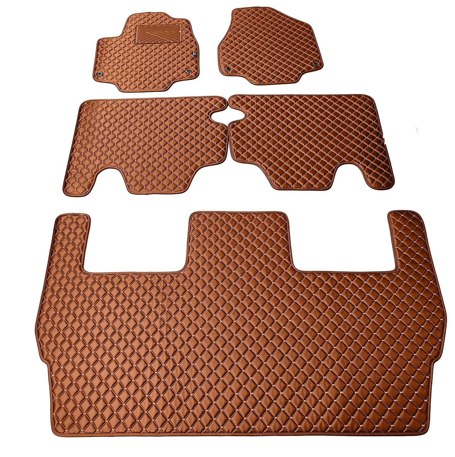 Kilimėliai QuiltyMats CHRYSLER PACIFICA 2016- (I, II ir III eilės, 5 vnt.), Brown-Brown /55-MAX3 Automobiliniai kilimėliai Kilimėliai QuiltyMats CHRYSLER PACIFICA 2016- (I, II ir III eilės, 5 vnt.), Brown-Brown /55-MAX3 Automobiliniai kilimėliai