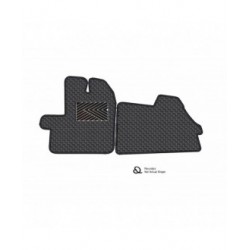 Kilimėliai QuiltyMats CITROEN JUMPER 2006- (2 v.) (2 vnt.), Black-Gray /13-16