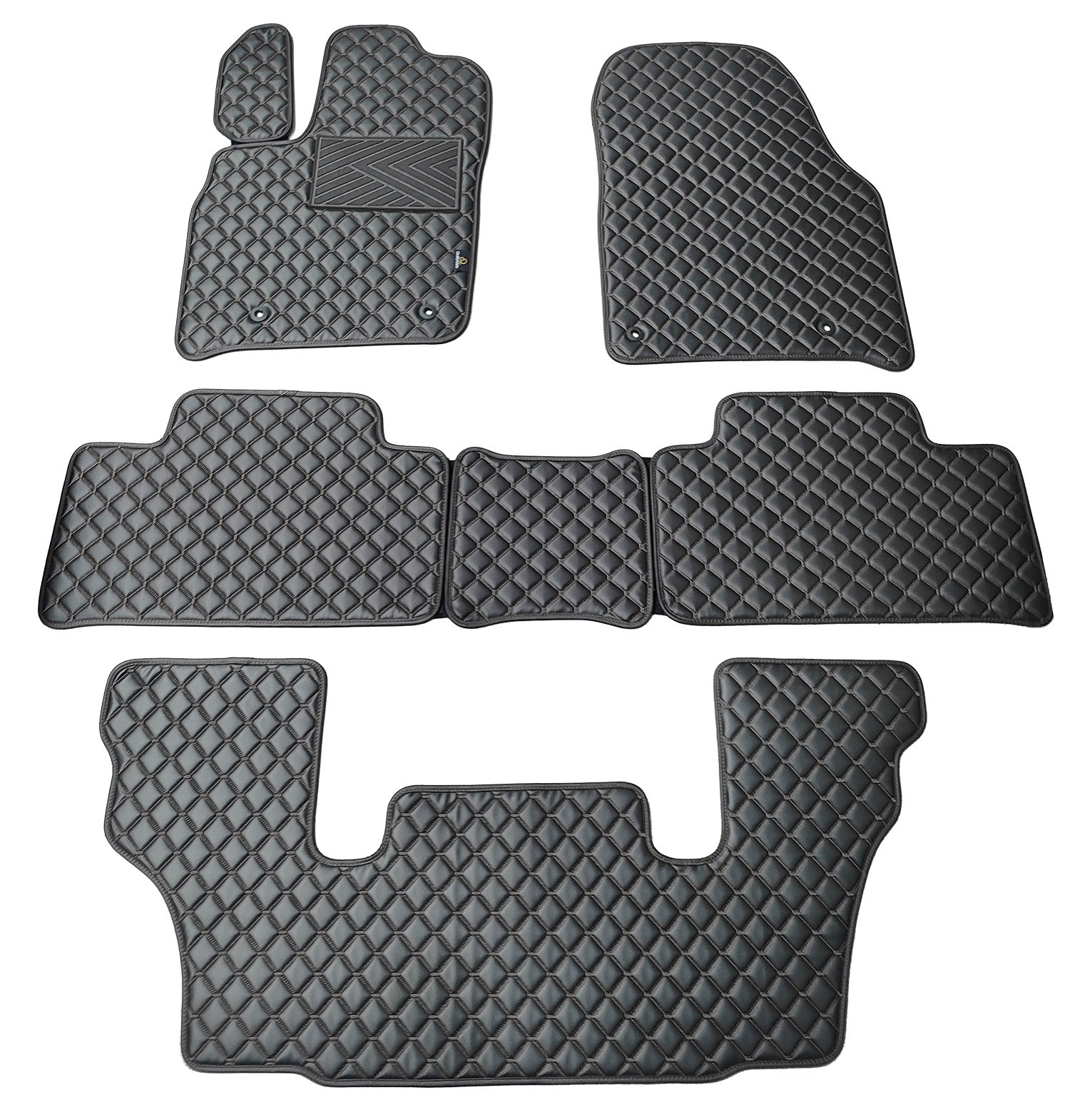 Kilimėliai QuiltyMats DODGE DURANGO 2011- (I, II ir III eilės 6v.) (5 vnt.), Black-Black /11-MAX3 Automobiliniai kilimėliai Kilimėliai QuiltyMats DODGE DURANGO 2011- (I, II ir III eilės 6v.) (5 vnt.), Black-Black /11-MAX3 Automobiliniai kilimėliai