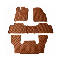 Kilimėliai QuiltyMats DODGE DURANGO 2011- (I, II ir III eilės 6v.) (5 vnt.), Brown-Brown /55-MAX3