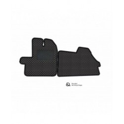 Kilimėliai QuiltyMats FORD TRANSIT 2013- (2 vnt.), Black-Black /11-12
