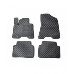 Kilimėliai QuiltyMats HYUNDAI TUCSON 2015-2021 (3 karta TL) (4 vnt.), Black-Gray /13-14