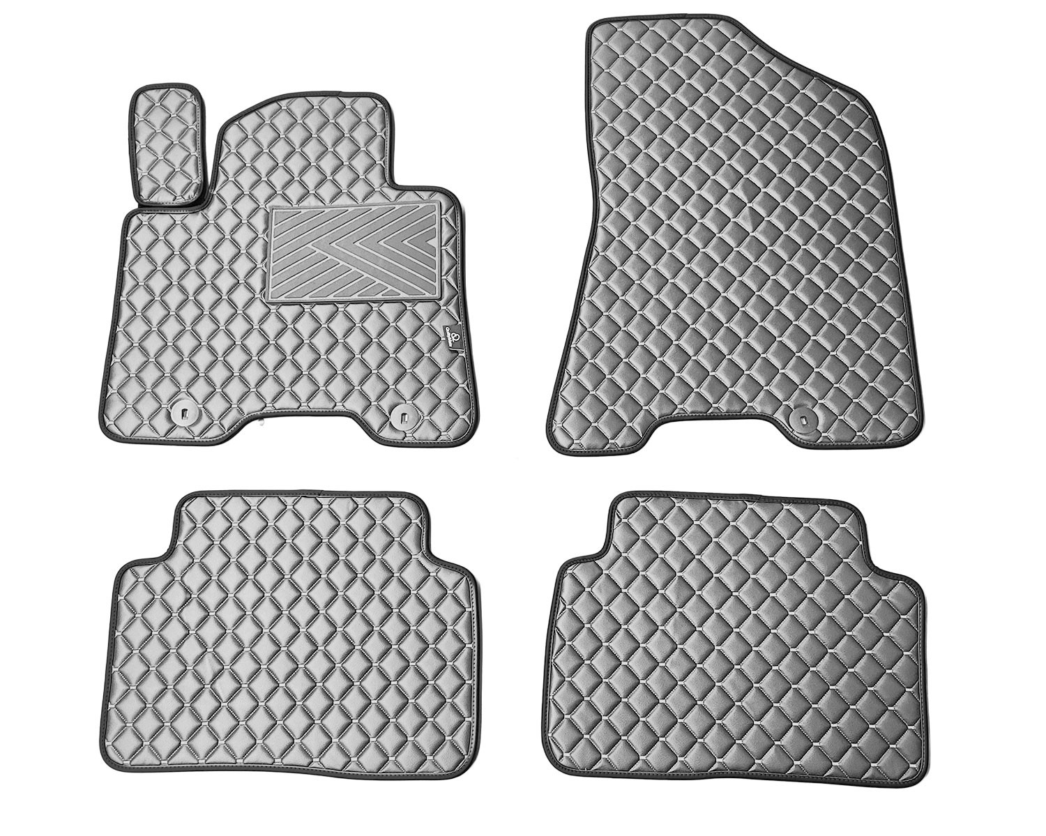 Kilimėliai QuiltyMats HYUNDAI TUCSON 2015-2021 (3 karta (TL)) (4 vnt.), D.Gray-Gray /33-14 Automobiliniai kilimėliai