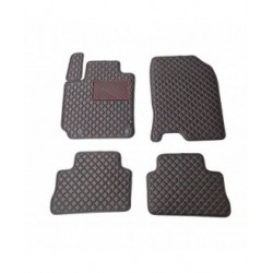 Kilimėliai QuiltyMats HYUNDAI KONA 2017- (4 vnt.), Black-Red /16-14