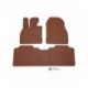 Kilimėliai QuiltyMats HONDA CR-V 2007-2012 (3 vnt.), Brown-Brown /55-MAX2