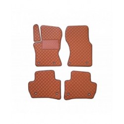 Kilimėliai QuiltyMats JAGUAR F-PACE 2016-2025 (5 vnt.), Brown-Brown /55-14
