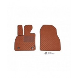 Kilimėliai QuiltyMats JAGUAR F-TYPE 2013-2020 (Coupe) (2 vnt.), Brown-Brown /55-12