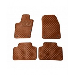 Kilimėliai QuiltyMats JEEP GRAND CHEROKEE 2010-2020 (4 vnt.), Brown-Brown /55-14