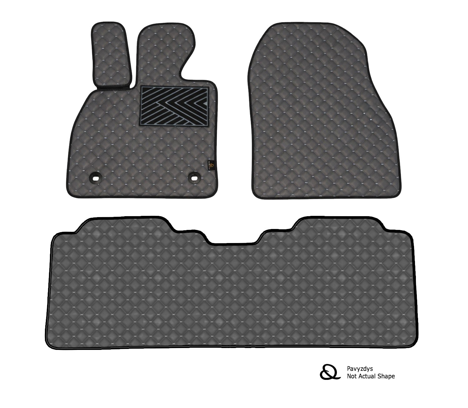 Kilimėliai QuiltyMats KIA SORENTO 2003-2007 (3 vnt.), D.Gray-Gray /33-16 Automobiliniai kilimėliai Kilimėliai QuiltyMats KIA SORENTO 2003-2007 (3 vnt.), D.Gray-Gray /33-16 Automobiliniai kilimėliai