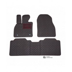 Kilimėliai QuiltyMats KIA SPORTAGE 2005-2010 (3 vnt.), Black-Red /16-16