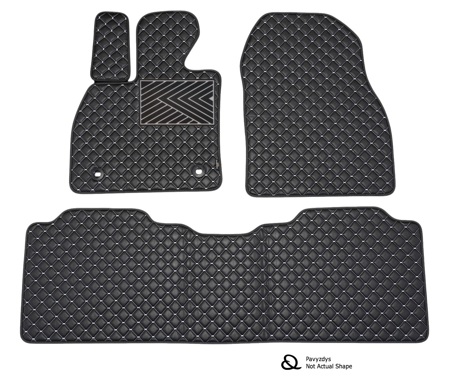 Kilimėliai QuiltyMats KIA SORENTO 2016-2020 (3 vnt.), Black-Gray /13-16 Automobiliniai kilimėliai Kilimėliai QuiltyMats KIA SORENTO 2016-2020 (3 vnt.), Black-Gray /13-16 Automobiliniai kilimėliai