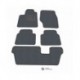 Kilimėliai QuiltyMats MAZDA 5 2008-2010 (6v., I, II ir III eilės) (5 vnt.), D.Gray-Gray /33-MAX2