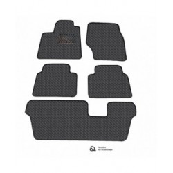 Kilimėliai QuiltyMats MAZDA CX-80 2024- (6v., I, II ir III eilės) (7 vnt.), Black-Gray /13-MAX2