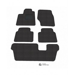 Kilimėliai QuiltyMats MAZDA CX-80 2024- (7v., I, II ir III eilės) (7 vnt.), Black-Black /11-MAX2