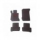 Kilimėliai QuiltyMats MERCEDES-BENZ C-class W204 2007-2014 (4 vnt.), Black-Red /16-14
