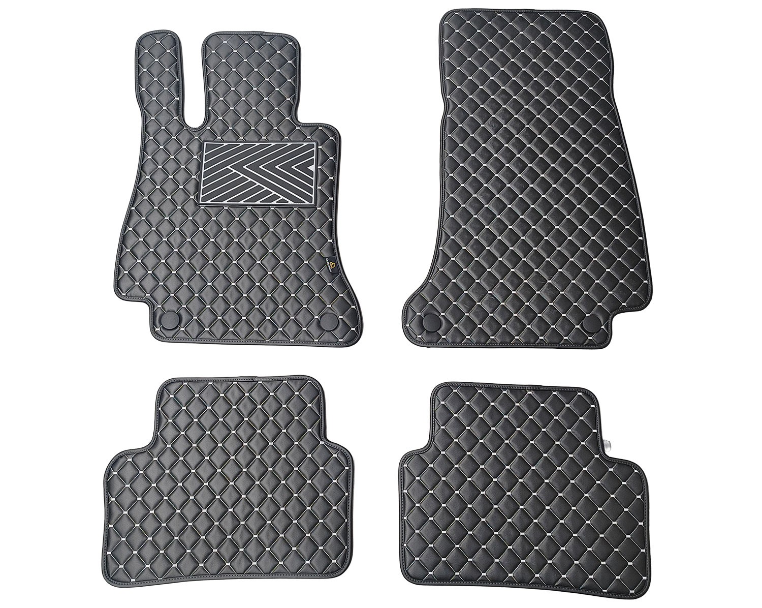  Kilimėliai QuiltyMats MERCEDES-BENZ E-class W213 2016-2023 (4 vnt.), Black-Gray /13-14 Automobiliniai kilimėliai