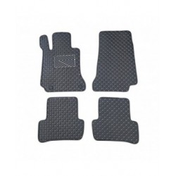 Kilimėliai QuiltyMats MERCEDES-BENZ C-class W205 2014-2021 (4 vnt.), Black-Gray /13-14