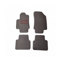 Kilimėliai QuiltyMats OPEL CROSSLAND X 2017-2024 (4 vnt.), Black-Red /16-14