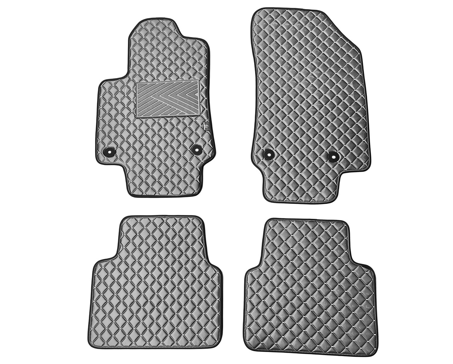  Kilimėliai QuiltyMats OPEL CROSSLAND X 2017- (4 vnt.), D.Gray-Gray /33-14 Automobiliniai kilimėliai