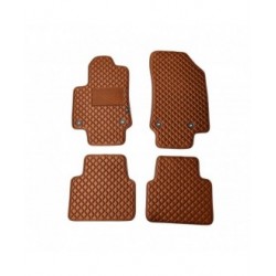 Kilimėliai QuiltyMats OPEL CROSSLAND X 2017-2024 (4 vnt.), Brown-Brown /55-14