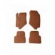 Kilimėliai QuiltyMats OPEL CORSA 2019- (F) (4 vnt.), Brown-Brown /55-14