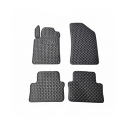 Kilimėliai QuiltyMats PEUGEOT 508 2011-2018 (4 vnt.), Black-Gray /13-14