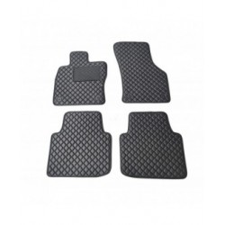 Kilimėliai QuiltyMats SKODA SUPERB 2015-2023 (4 vnt.), Black-Black /11-14