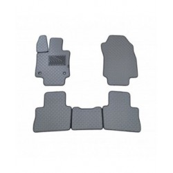 Kilimėliai QuiltyMats TOYOTA RAV-4 2018-2025 (Hibridas) (5 vnt.), D.Gray-Gray /33-16