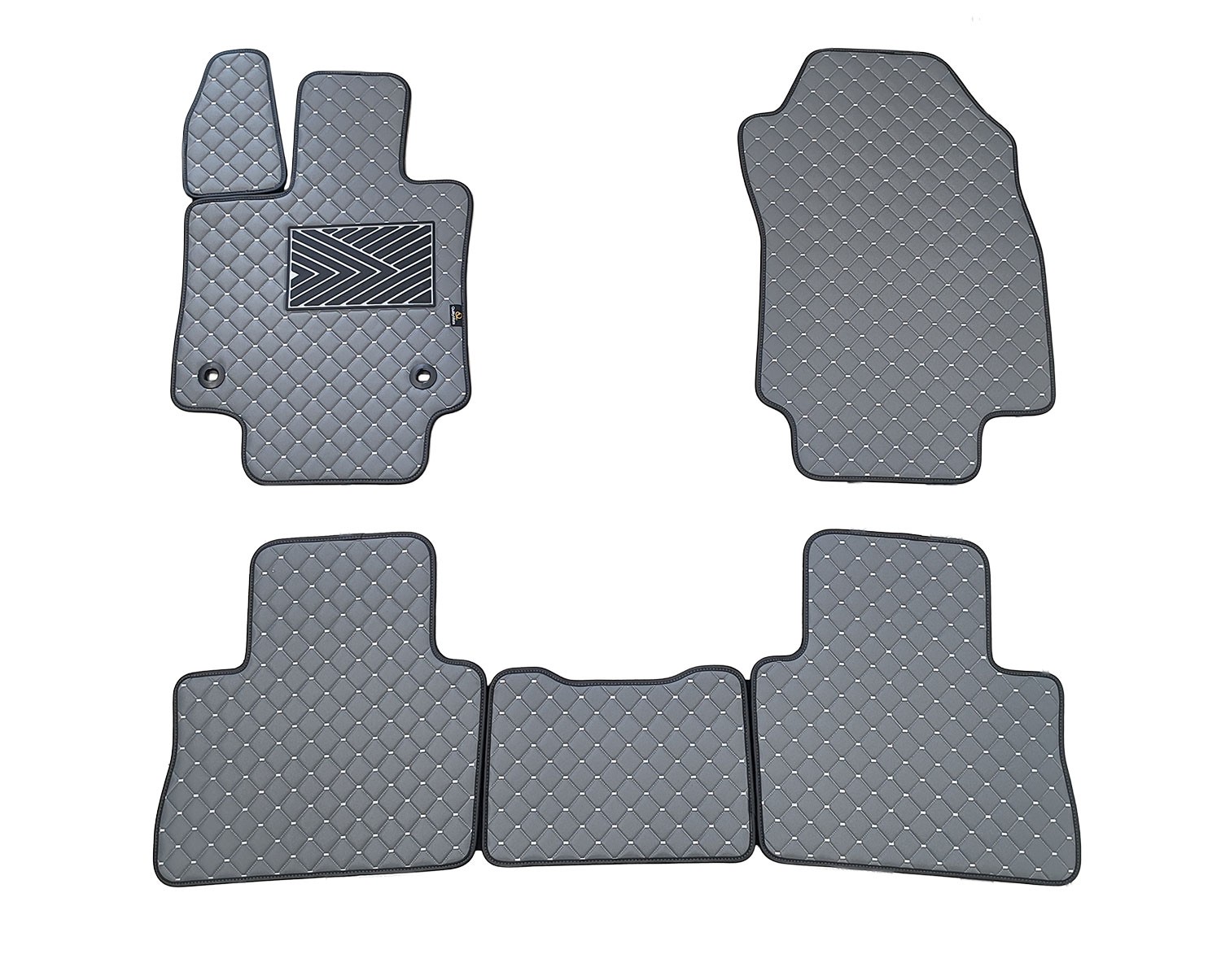 Kilimėliai QuiltyMats TOYOTA RAV-4 2018-2025 (Hibridas) (5 vnt.), D.Gray-Gray /33-16 Automobiliniai kilimėliai Kilimėliai QuiltyMats TOYOTA RAV-4 2018-2025 (Hibridas) (5 vnt.), D.Gray-Gray /33-16 Automobiliniai kilimėliai