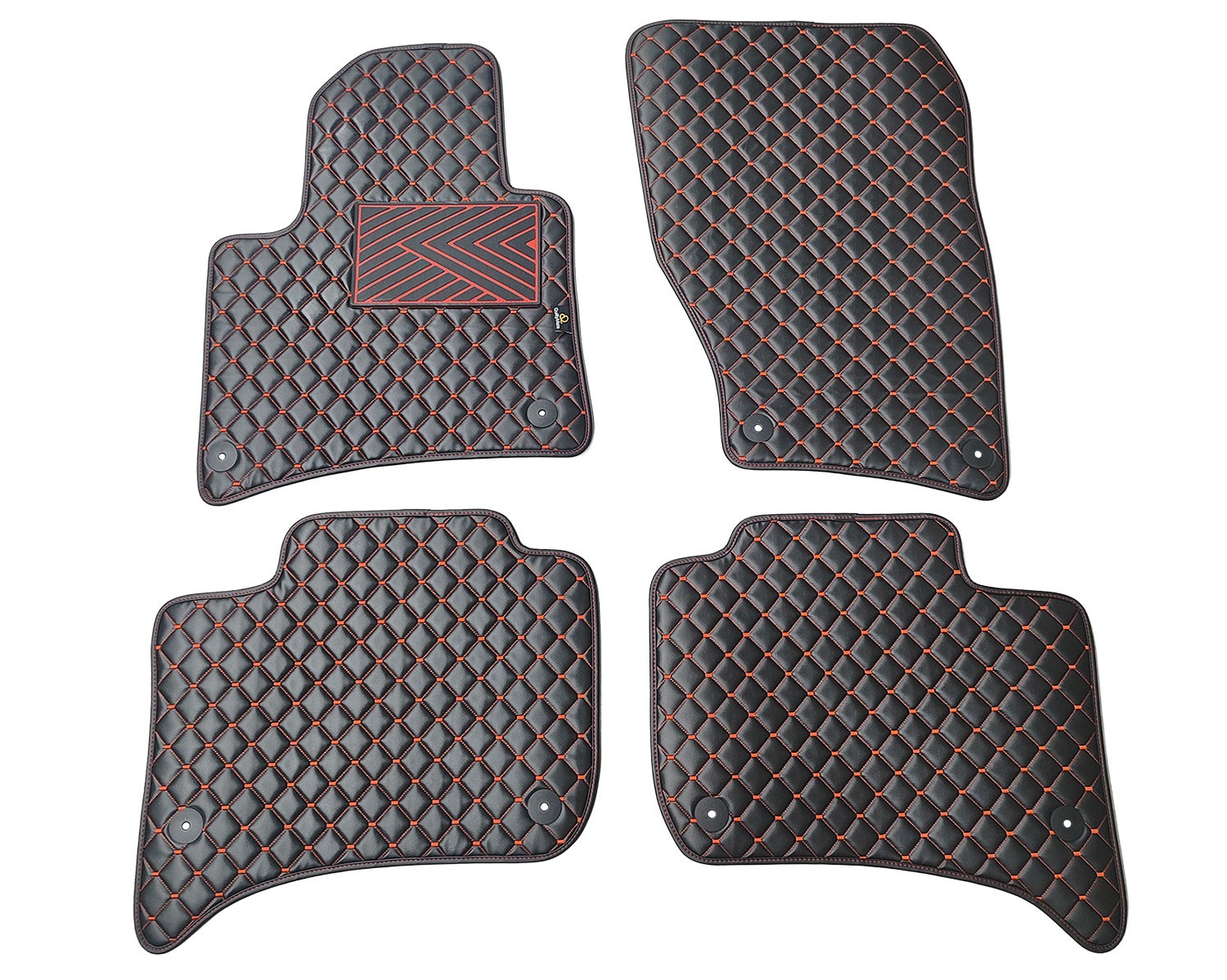 Kilimėliai QuiltyMats VOLKSWAGEN TOUAREG 2010-2018 (4 vnt.), Black-Red /16-14 Automobiliniai kilimėliai Kilimėliai QuiltyMats VOLKSWAGEN TOUAREG 2010-2018 (4 vnt.), Black-Red /16-14 Automobiliniai kilimėliai