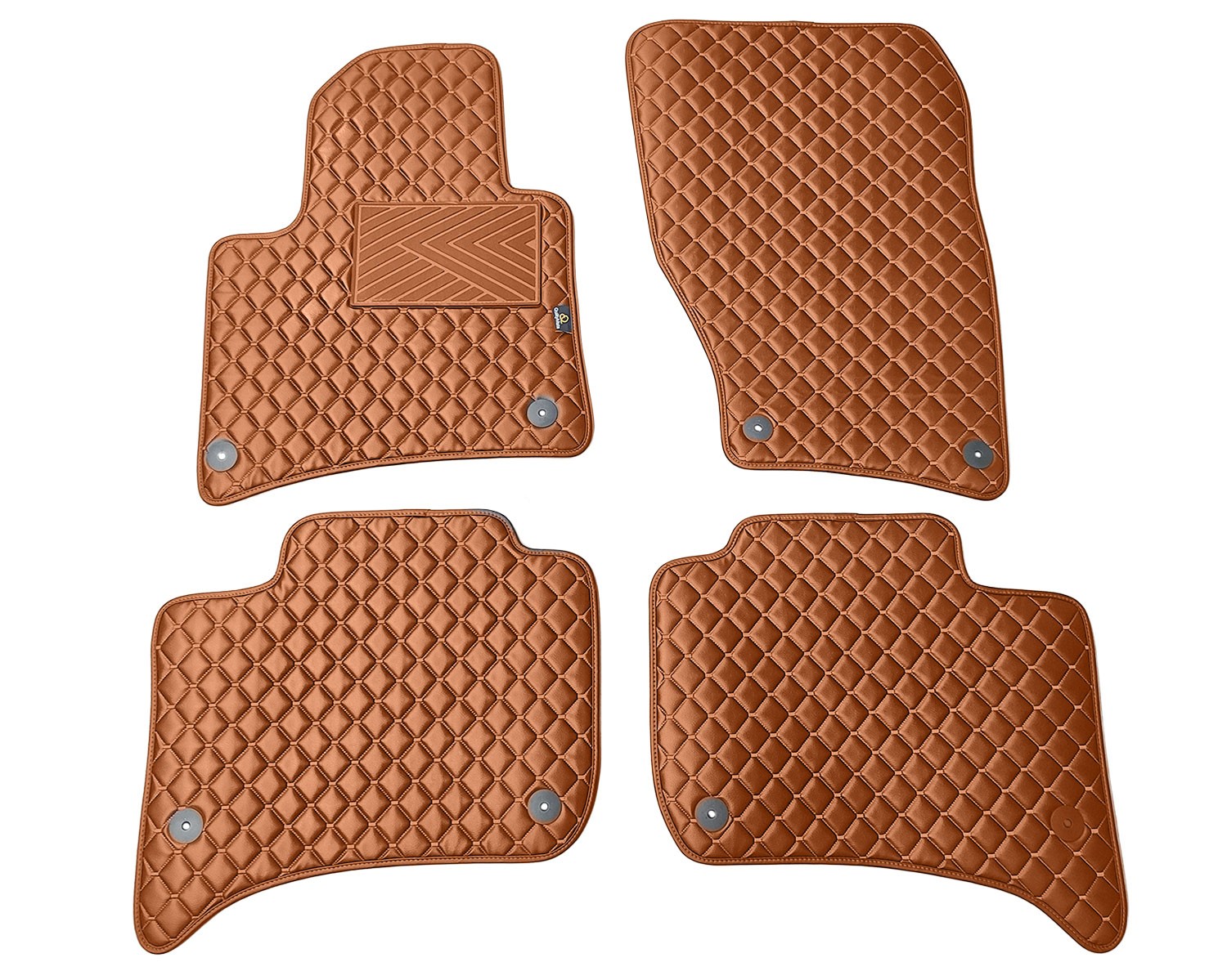  Kilimėliai QuiltyMats VOLKSWAGEN TOUAREG 2010-2018 (4 vnt.), Brown-Brown /55-14 Automobiliniai kilimėliai