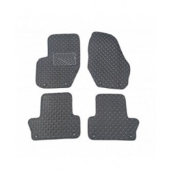 Kilimėliai QuiltyMats VOLVO XC60 2008-2017 (4 vnt.), Black-Gray /13-14