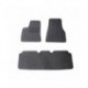 Kilimėliai QuiltyMats TESLA MODEL S 2012-2026 (3 vnt.), Black-Black /11-16