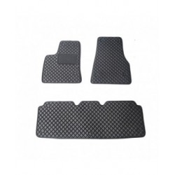 Kilimėliai QuiltyMats TESLA MODEL S 2012-2026 (3 vnt.), Black-Black /11-16