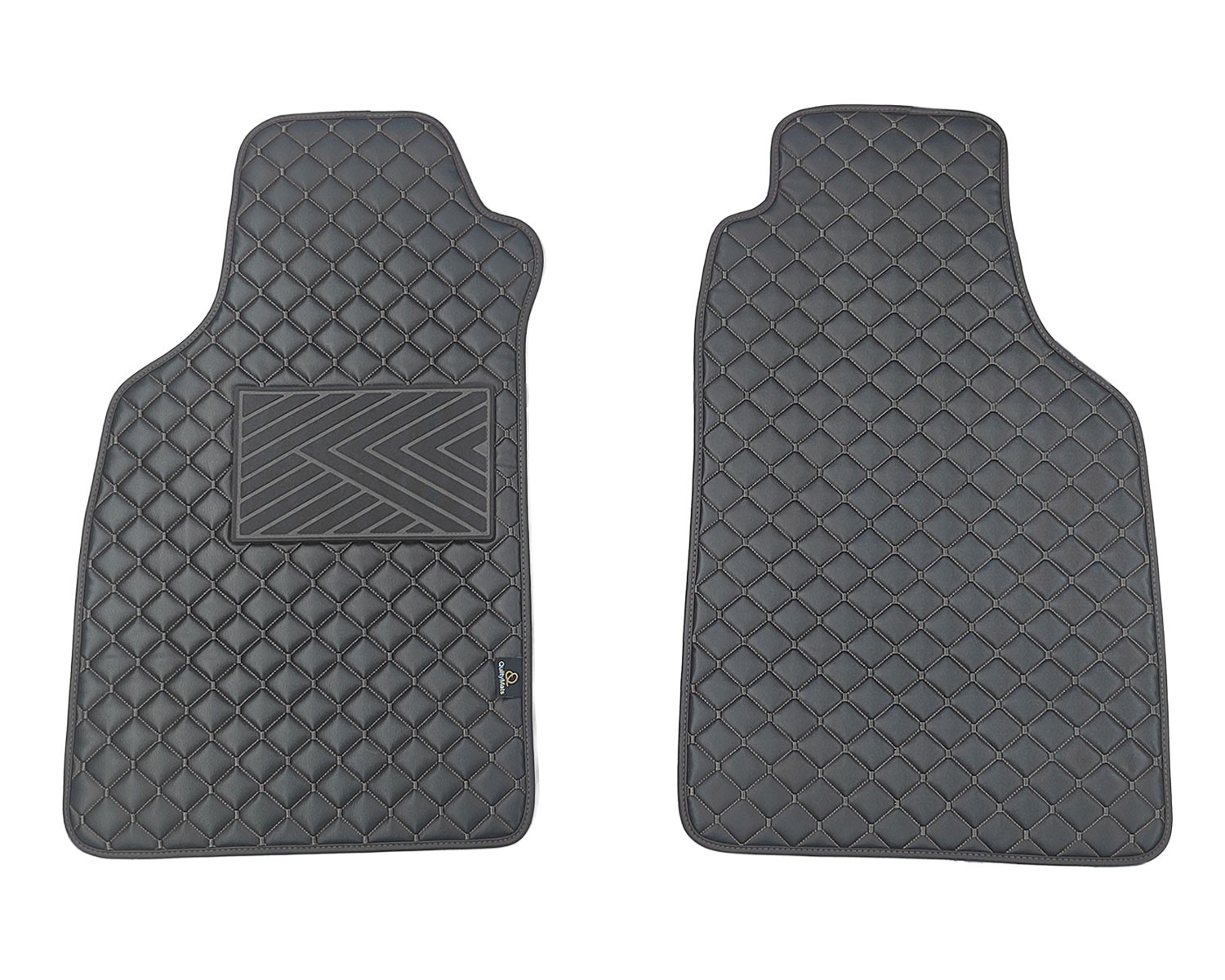  Kilimėliai QuiltyMats LIGIER JS50 2012- (2 vnt.), Black-Black /11-12 Automobiliniai kilimėliai