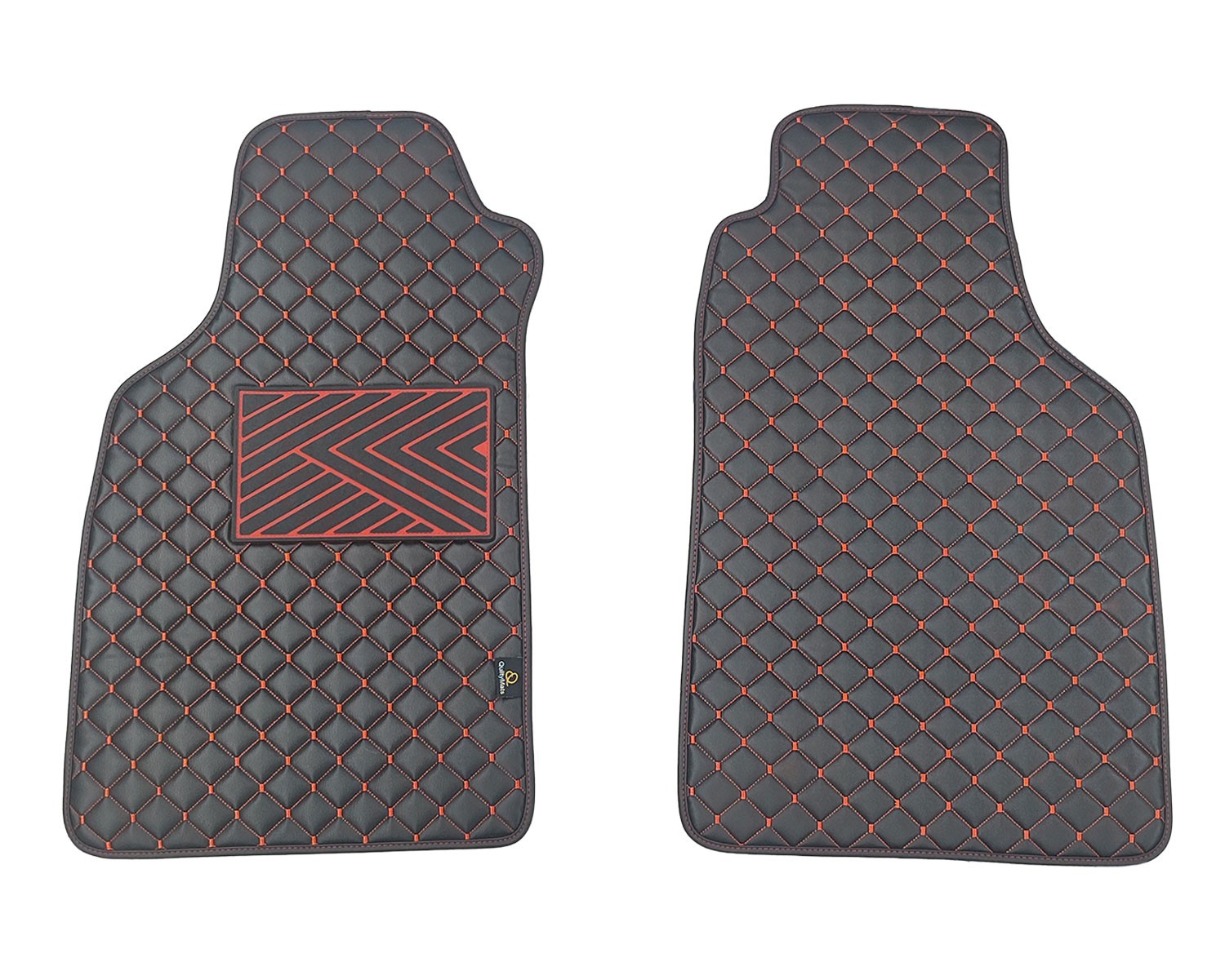 Kilimėliai QuiltyMats LIGIER JS50 2012- (2 vnt.), Black-Red /16-12 Automobiliniai kilimėliai Kilimėliai QuiltyMats LIGIER JS50 2012- (2 vnt.), Black-Red /16-12 Automobiliniai kilimėliai