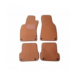 Kilimėliai QuiltyMats AUDI A6 2006-2011 (C6) (4 vnt.), Brown-Brown /55-14