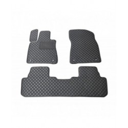 Kilimėliai QuiltyMats LEXUS RX 2015-2022 (3 vnt.), Black-Black /11-16