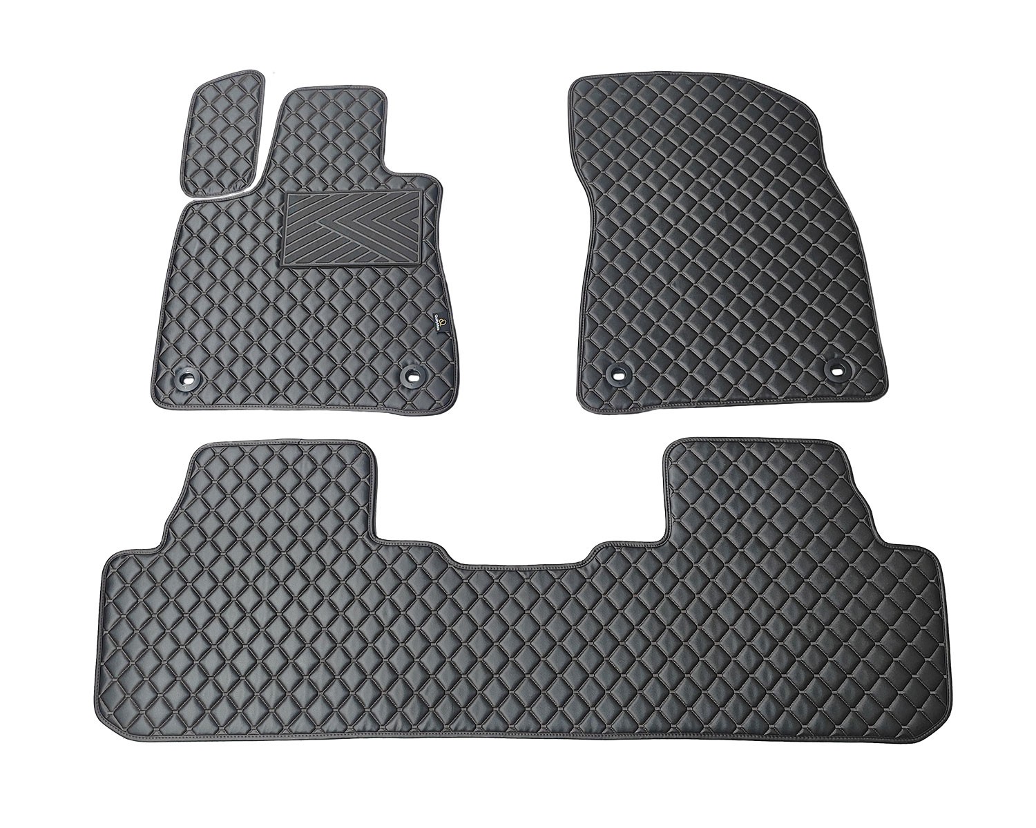 Kilimėliai QuiltyMats LEXUS RX 2015-2022 (3 vnt.), Black-Black /11-16 Automobiliniai kilimėliai Kilimėliai QuiltyMats LEXUS RX 2015-2022 (3 vnt.), Black-Black /11-16 Automobiliniai kilimėliai