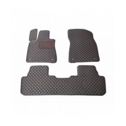 Kilimėliai QuiltyMats LEXUS RX 2015-2022 (3 vnt.), Black-Red /16-16
