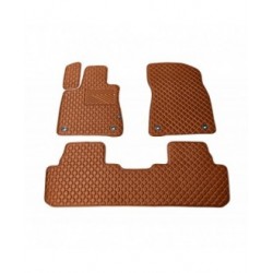 Kilimėliai QuiltyMats LEXUS RX 2015-2022 (3 vnt.), Brown-Brown /55-16