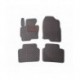 Kilimėliai QuiltyMats MAZDA CX-5 2012-2016 (4 vnt.), Black-Red /16-14