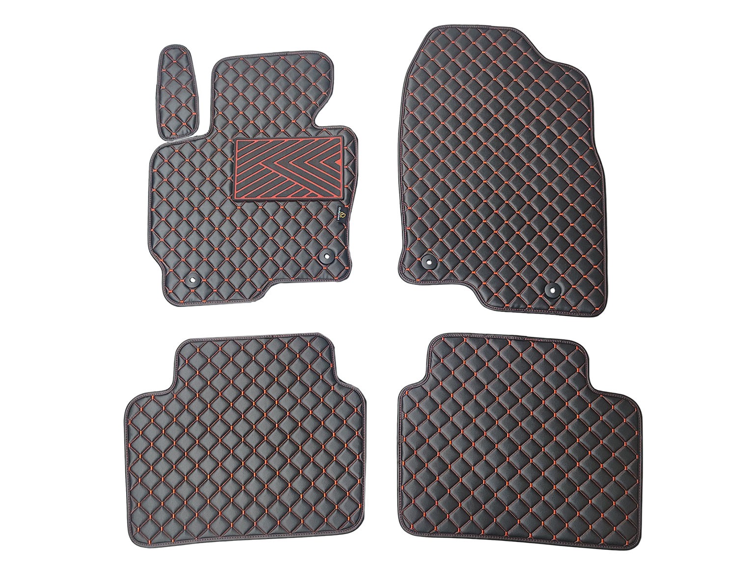 Kilimėliai QuiltyMats MAZDA CX-5 2012-2016 (4 vnt.), Black-Red /16-14 Automobiliniai kilimėliai Kilimėliai QuiltyMats MAZDA CX-5 2012-2016 (4 vnt.), Black-Red /16-14 Automobiliniai kilimėliai