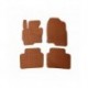 Kilimėliai QuiltyMats MAZDA CX-5 2012-2016 (4 vnt.), Brown-Brown /55-14